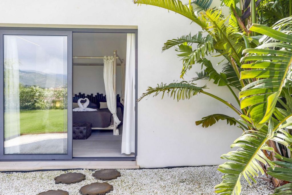 Einblick ins Schlafzimmer